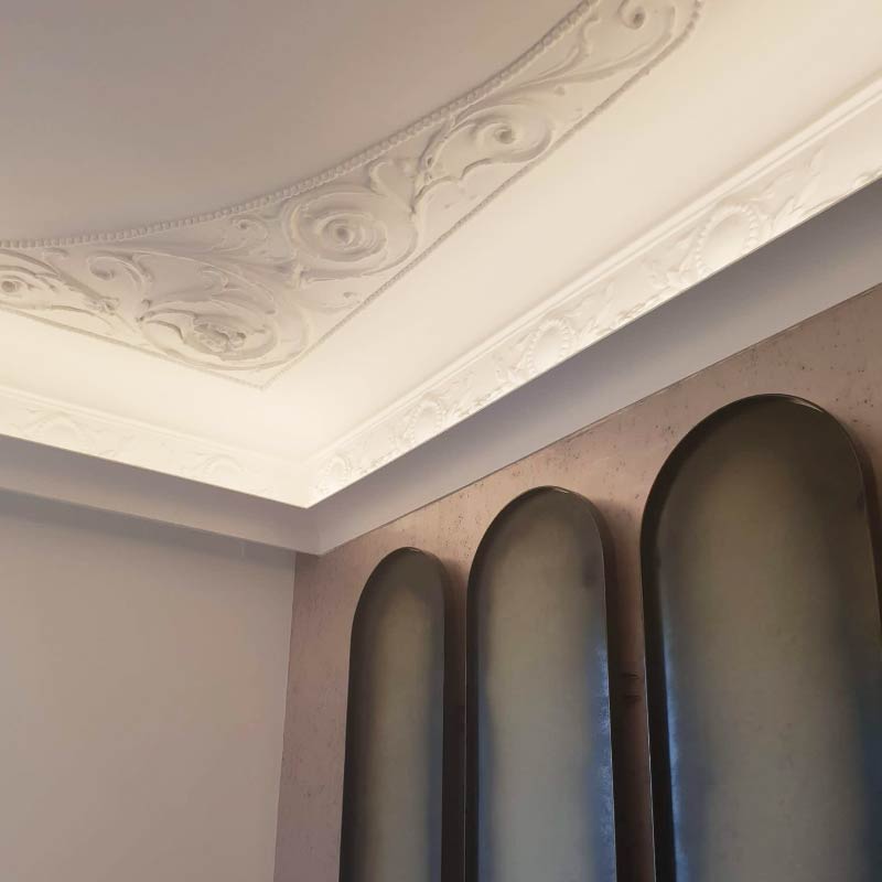 restauracion escayola cornisas techo